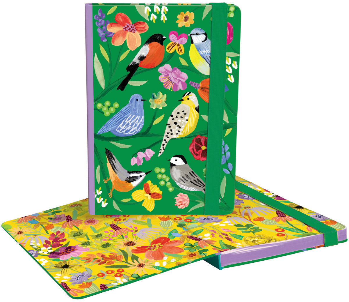 Roger la Borde Birdhaven A5 Hardback Journal with elastic binder featuring artwork by Katie Vernon