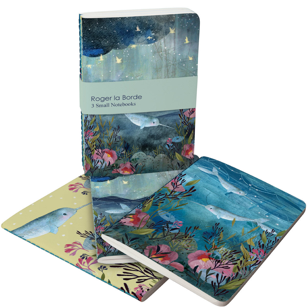 Roger la Borde Sea Dreams A6 Exercise Books Bundle featuring artwork by Kendra Binney