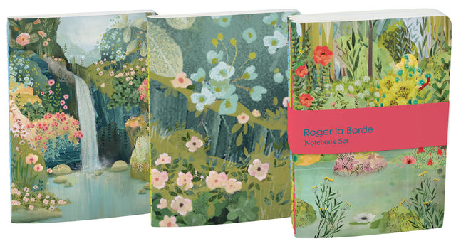 Roger la Borde Dreamland A6 Exercise Books set featuring artwork by Kendra Binney