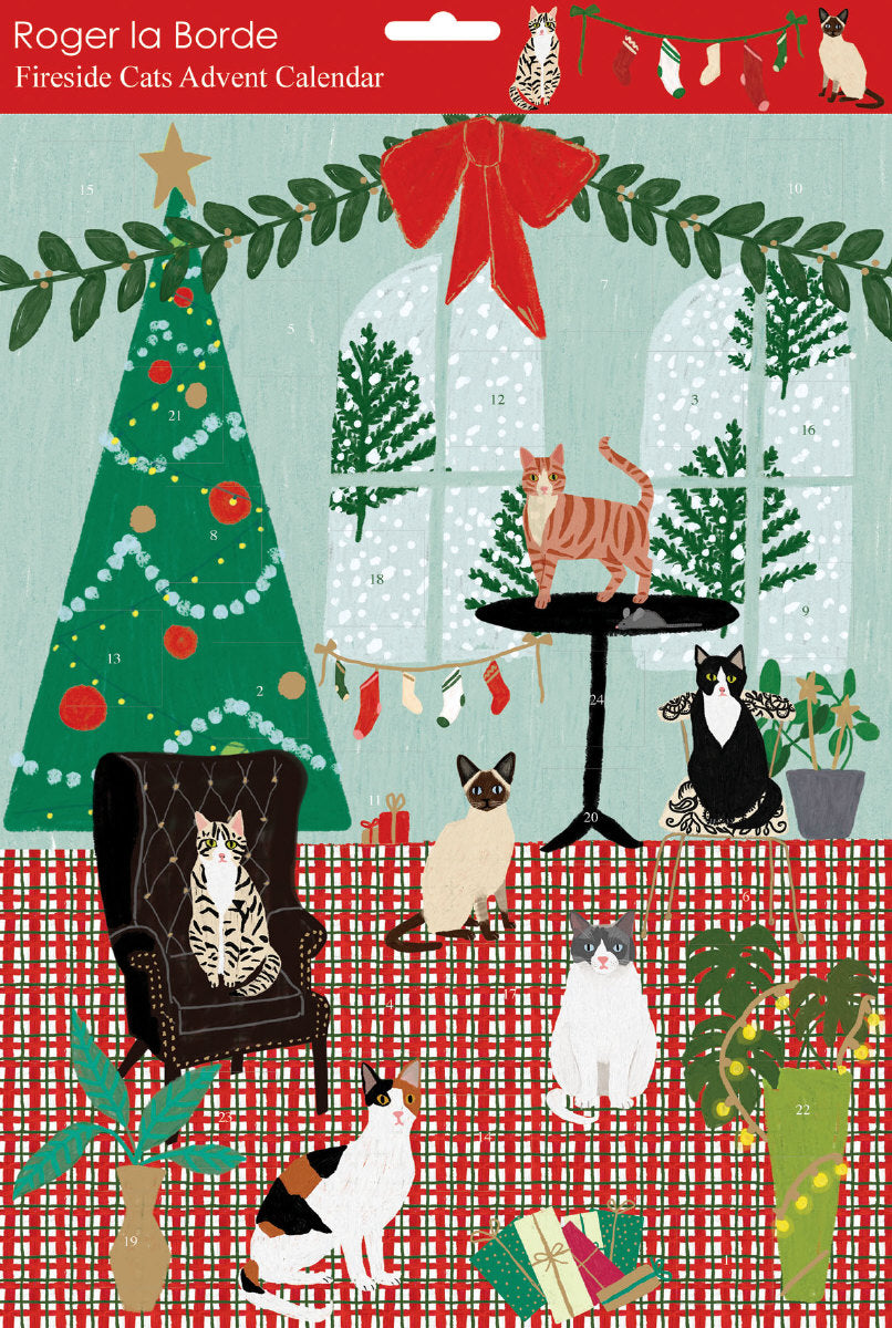 Roger la Borde Cat and Dog Palais Advent Calendar featuring artwork by Anne Bentley