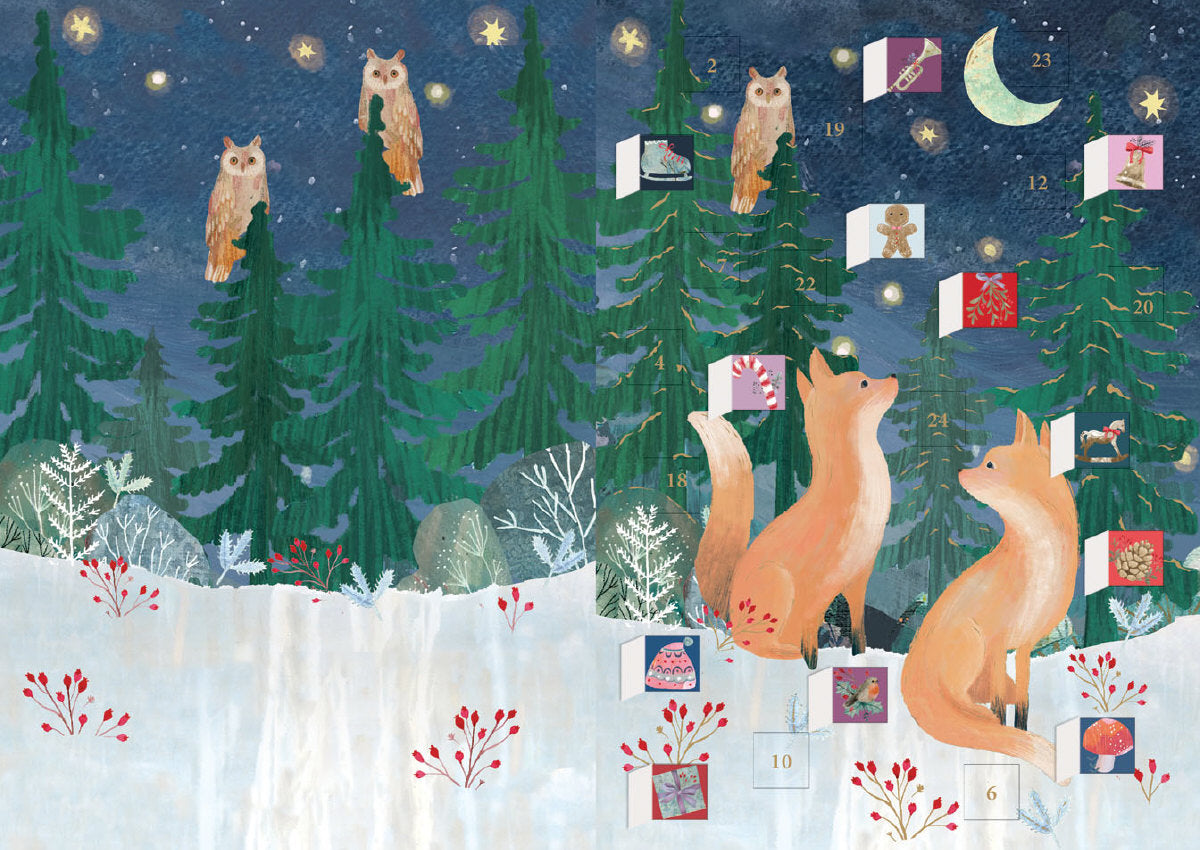 Roger la Borde Daydreamers Advent Calendar Greeting Card featuring artwork by Kendra Binney