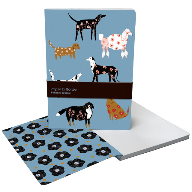 Roger la Borde Cinnamon and Ginger A5 Softback Journal featuring artwork by Holly Jolley