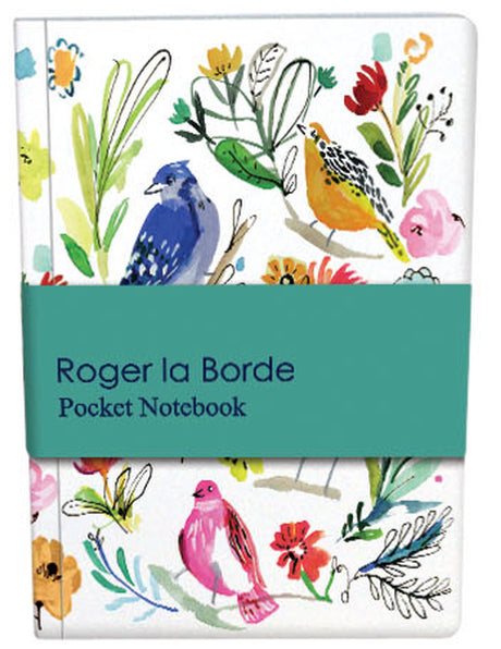 Roger la Borde Wild Batik Pocket Notebook featuring artwork by Jennifer Orkin Lewis