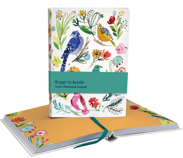 Roger la Borde Wild Batik Softback Journal featuring artwork by Jennifer Orkin Lewis