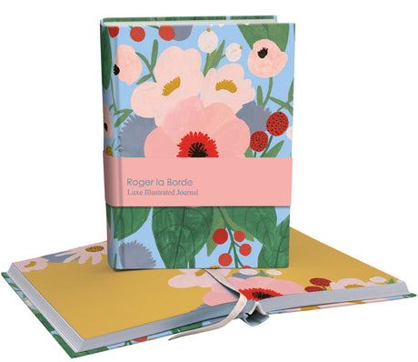 Roger la Borde Big Pink Illustrated Journal featuring artwork by Kate Pugsley