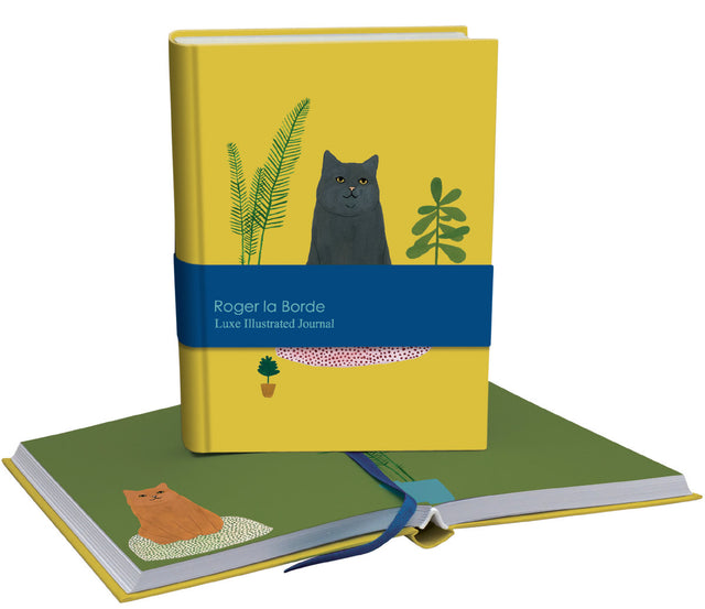 Roger la Borde Chouchou Chat Illustrated Journal featuring artwork by Kate Pugsley