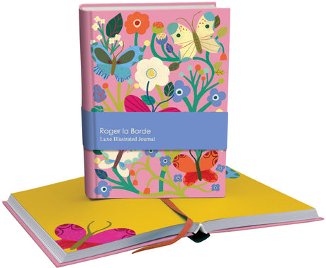 Roger la Borde Butterfly Garden Illustrated Journal featuring artwork by Monika Forsberg