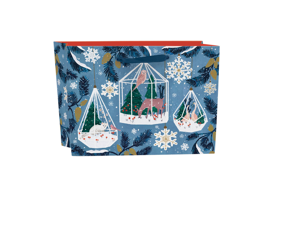 Winter Garden Large Landscape Gift Bag