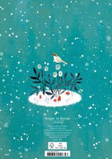 Roger la Borde Frosty Forest Greeting Card featuring artwork by Antoana Oreski