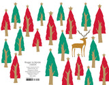 Roger la Borde Christmas Tree Notecard featuring artwork by Roger la Borde