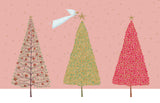 Roger la Borde Christmas Tree Gold Foil Card Pack featuring artwork by Roger la Borde