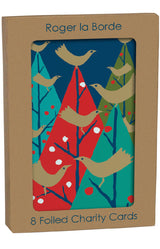 Roger la Borde Christmas Charity Card Pack featuring artwork by Sarah Wilkins