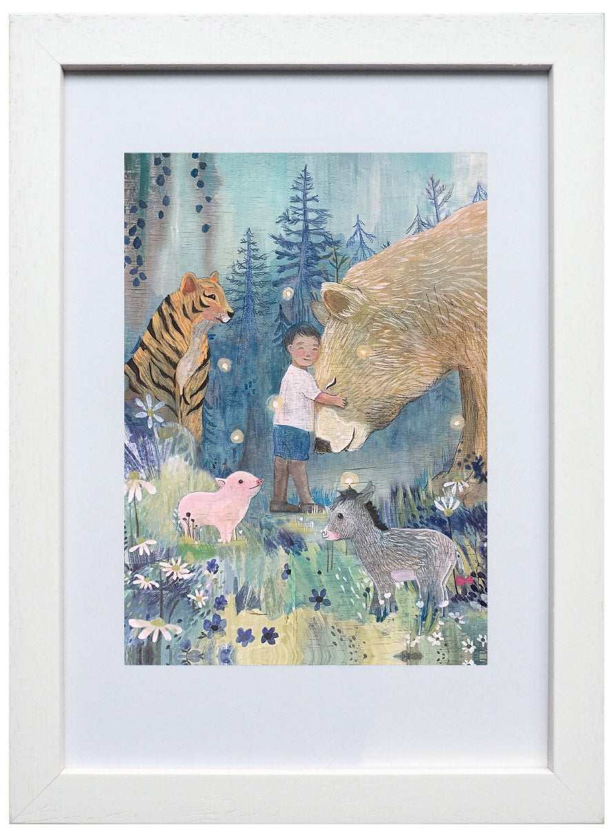 Roger la Borde Dreamland Print featuring artwork by Kendra Binney