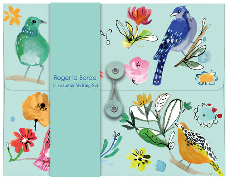 Roger la Borde Wild Batik Writing Paper Set featuring artwork by Jennifer Orkin Lewis